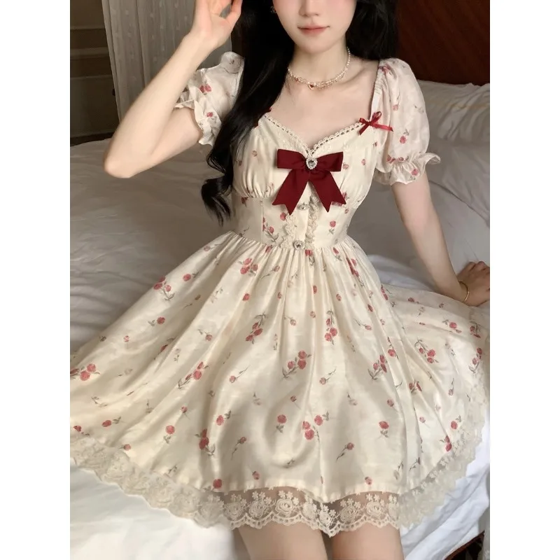 Red Floral Dress