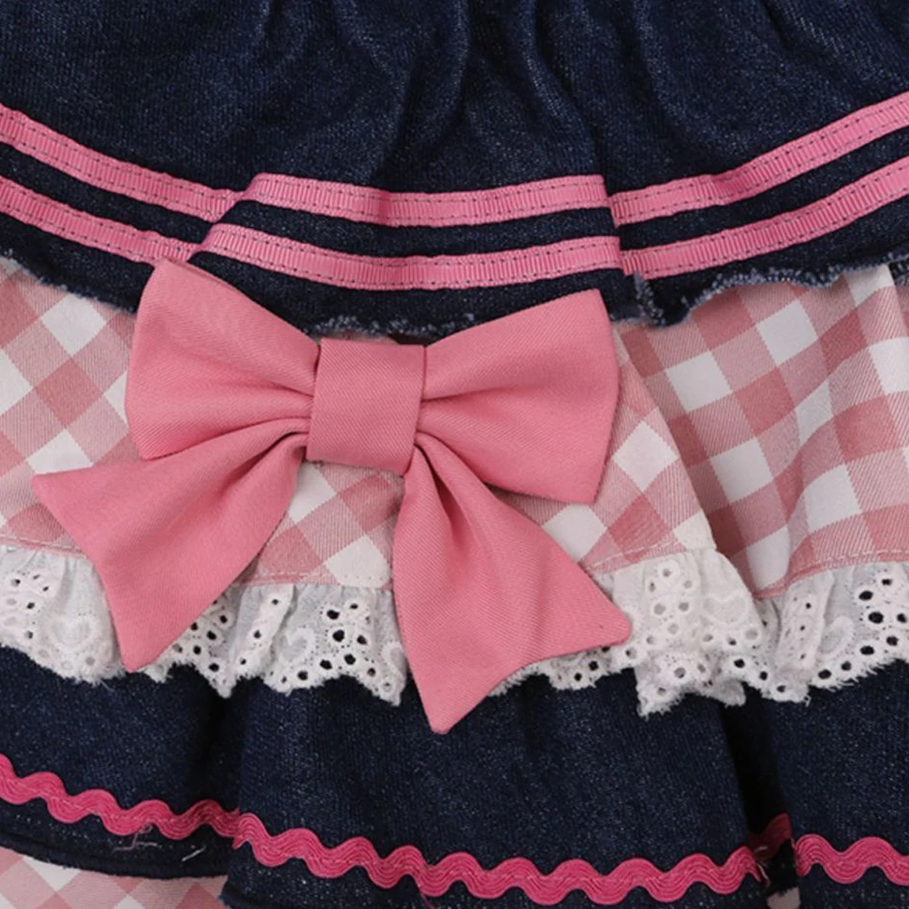 Lolita Kawaii Denim Mini Skirts - 6