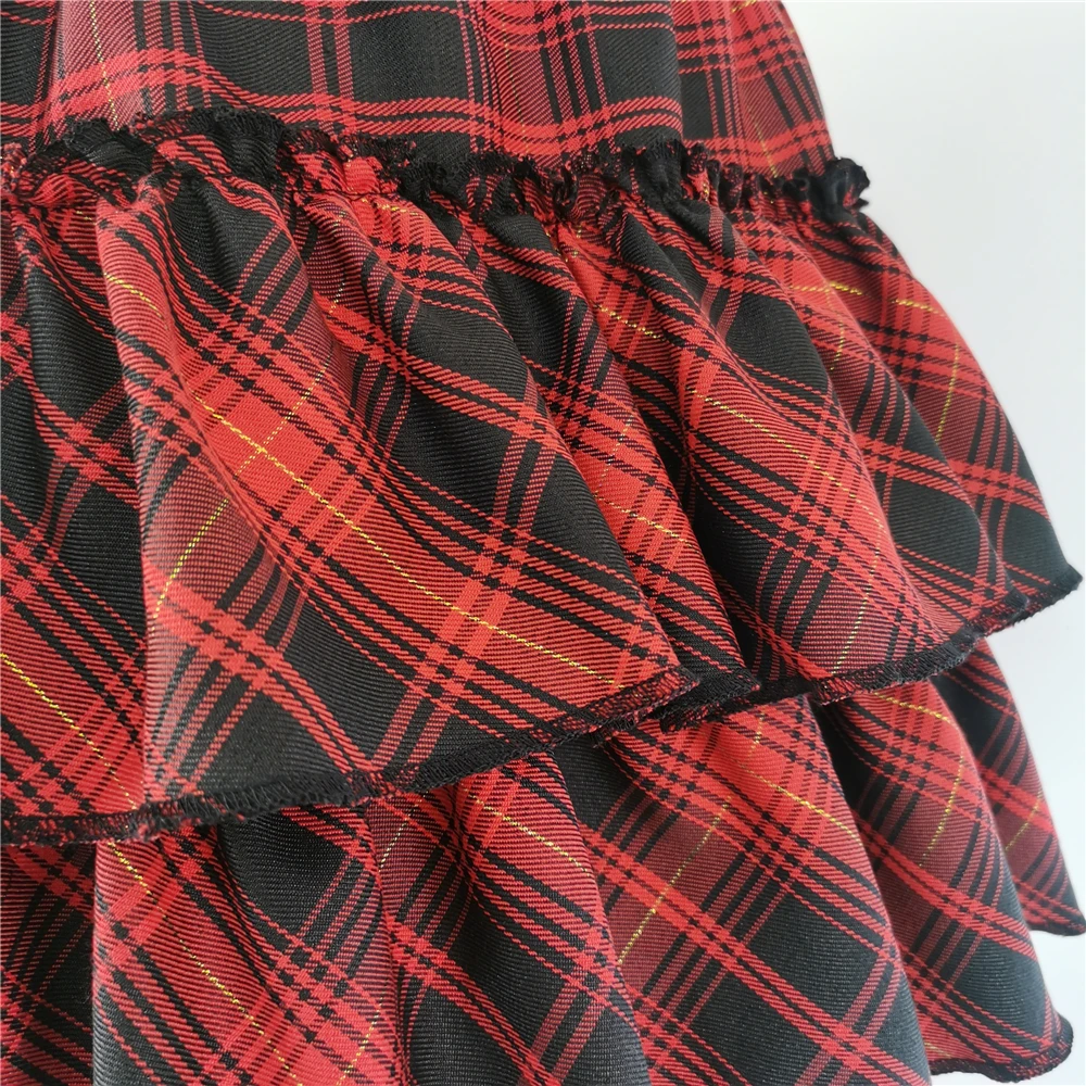 College Style Pink Plaid Skirts - 20