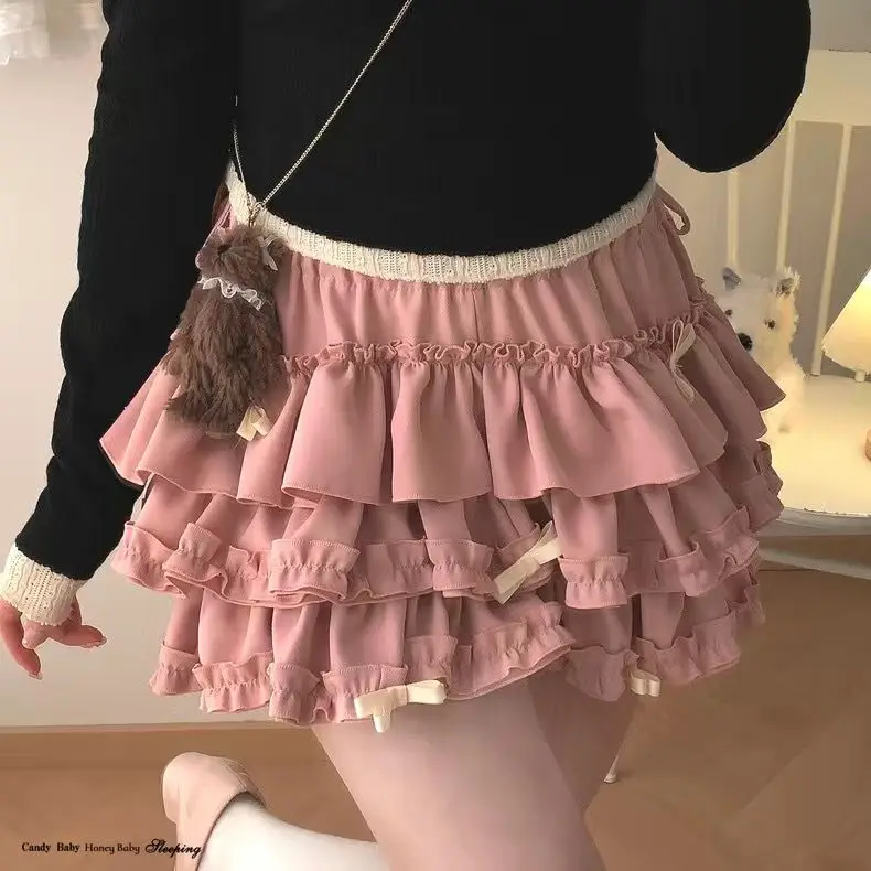 Kawaii Princess Layered Mini Skirts - 7