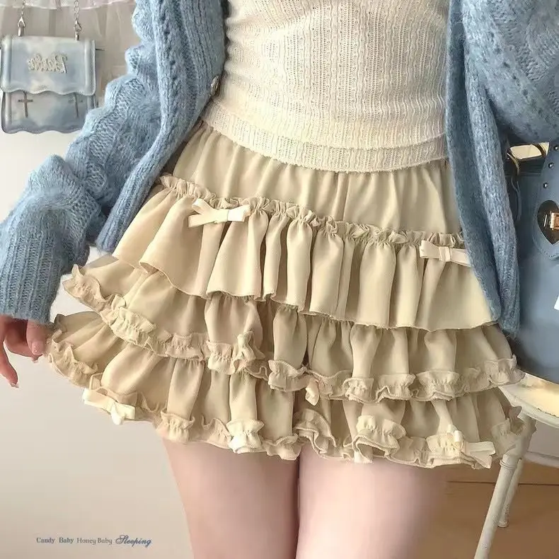 Kawaii Princess Layered Mini Skirts - 8