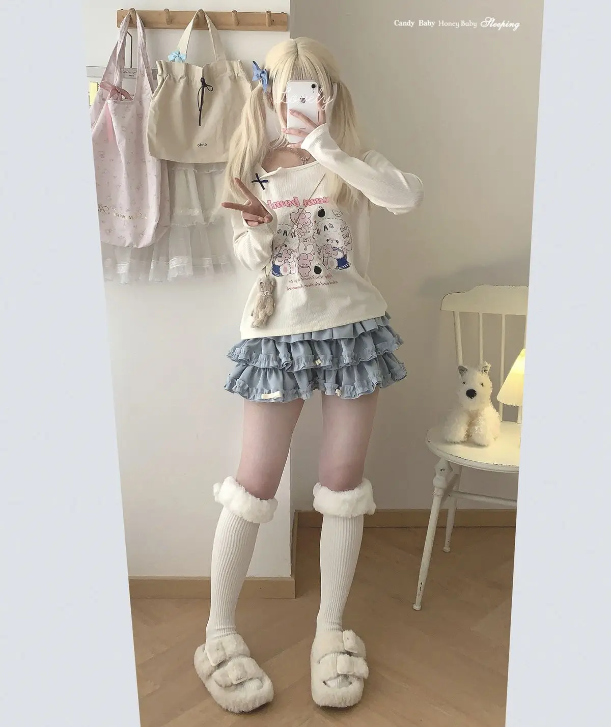 Kawaii Princess Layered Mini Skirts - 17