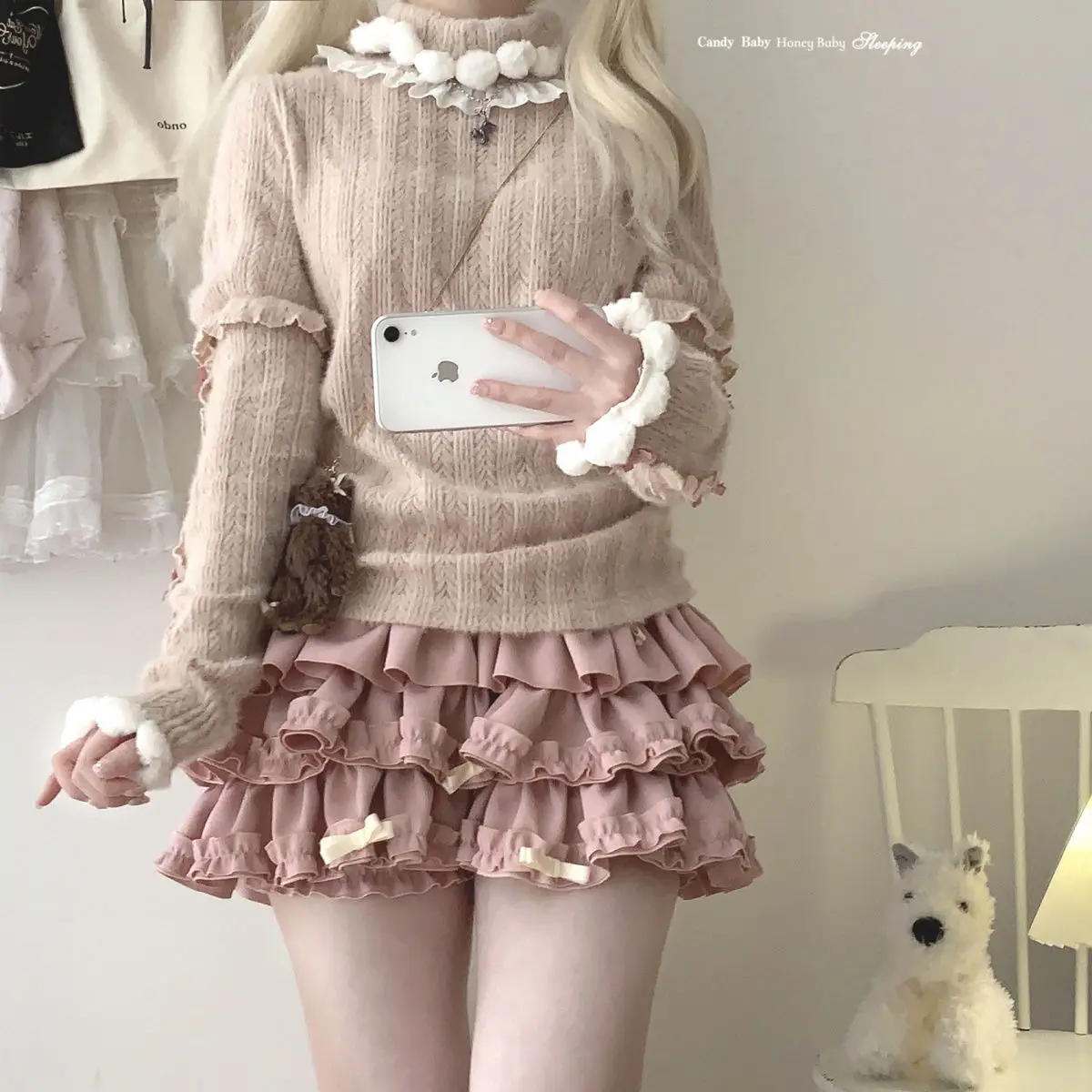 Kawaii Princess Layered Mini Skirts - 14