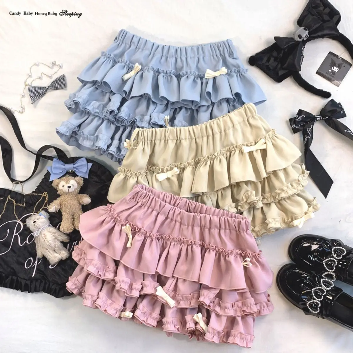 Kawaii Princess Layered Mini Skirts - 2