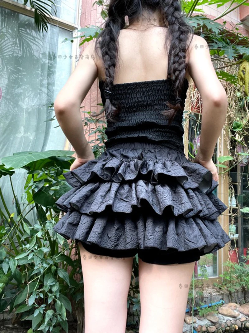 Kawaii Lolita Mini Skirts with Ruffles - 11