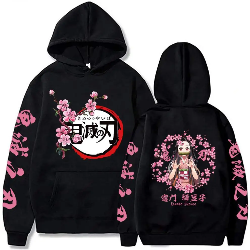 Demon Slayer Hoodie with Kamado Nezuko - 2