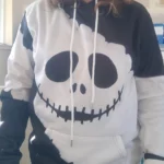 Halloween print Fleece Hoodie photo review