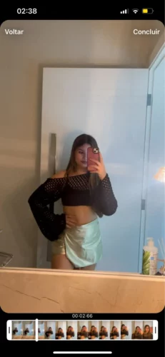 Acubi Knit Mesh Crop Top photo review