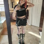 Egirl Punk Shorts with belts photo review