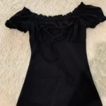 Black Bodycon Summer Mini Dress photo review