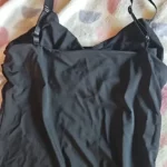 Bodycon Split Black Mini Dress with Folds photo review