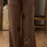 Acubi Wide-leg oversized Jeans with Stars photo review