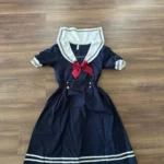 Japanese Salior Collar Kawaii Dress photo review