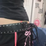 Punk Belt with lacing and tassels photo review