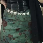 Y2K Floral Print Long Skirt photo review