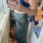 Y2K Floral Print Long Skirt photo review