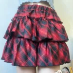 College Style Pink Plaid Skirts photo review