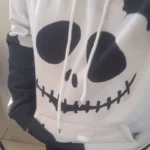 Halloween print Fleece Hoodie photo review