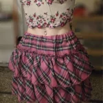 College Style Pink Plaid Skirts photo review