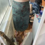 Y2K Floral Print Long Skirt photo review