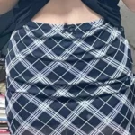 Y2K Plaid Bodycon Mini Skirt photo review