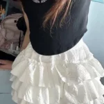 Kawaii Lolita Mini Skirts with Ruffles photo review