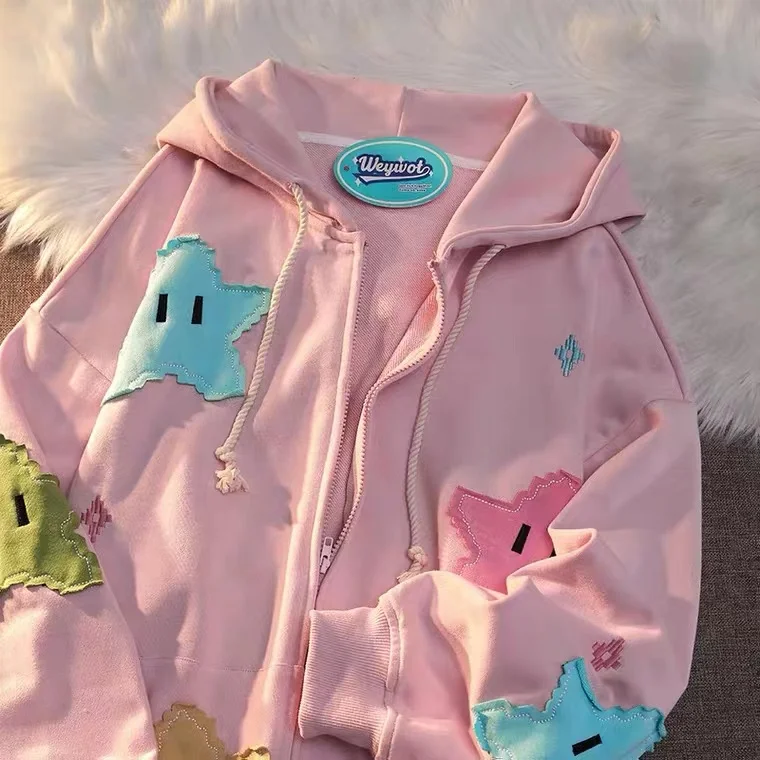 Kawaii Hoodie with Cartoon decor - 3