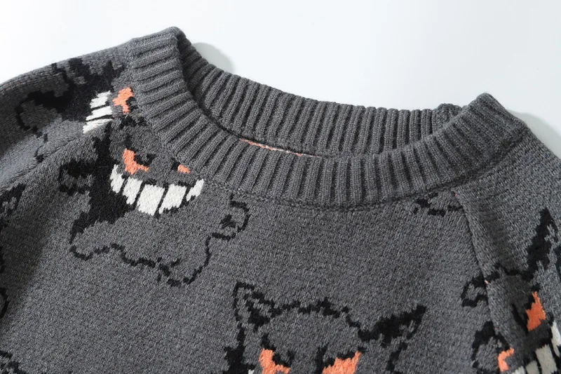 Little Devil print Sweater - 3