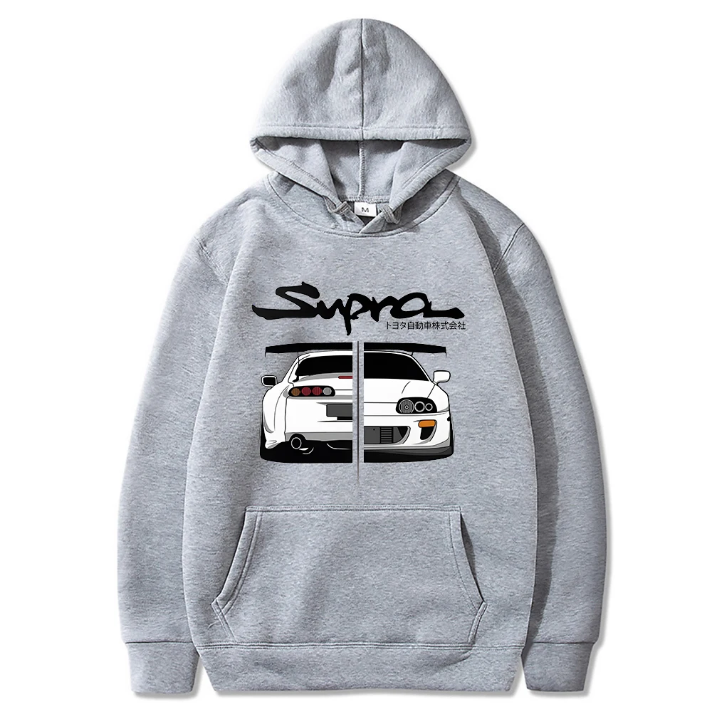 Oversized Supra Print Hoodie - 5