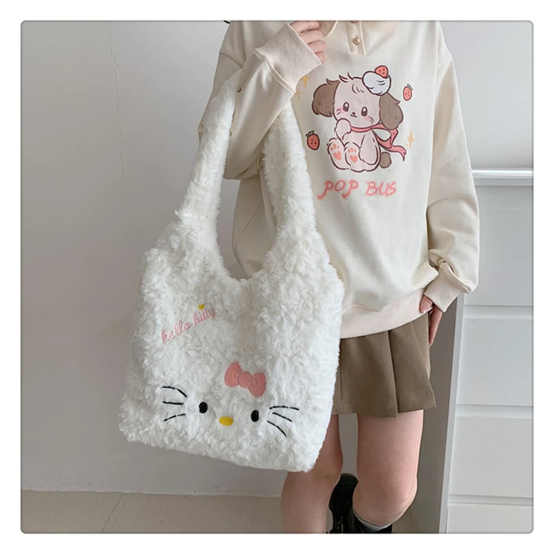 Soft fluffy Kawaii Hello Kitty Bag - 10