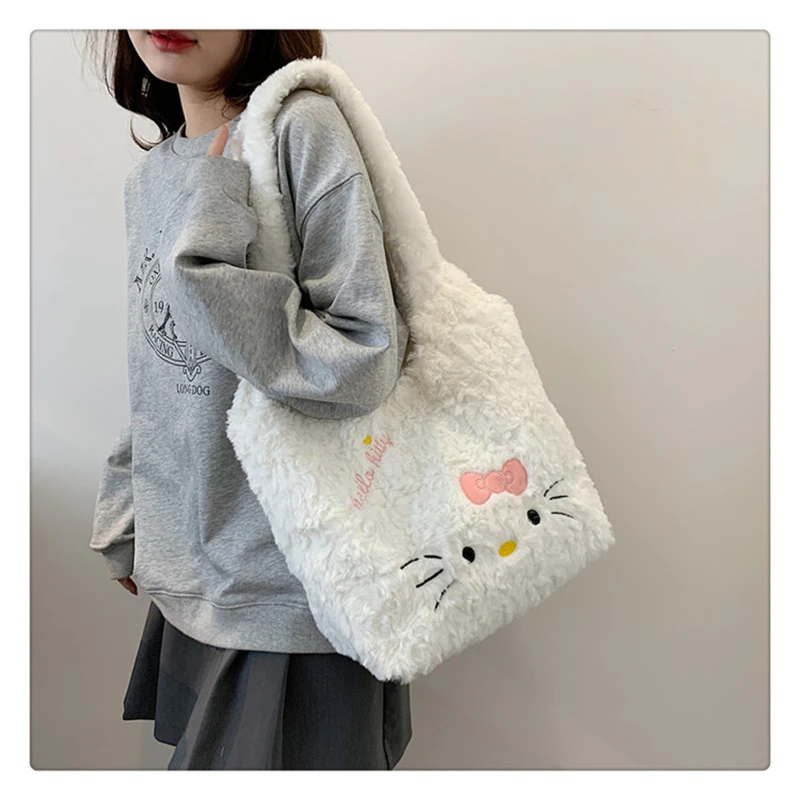 Soft fluffy Kawaii Hello Kitty Bag - 7