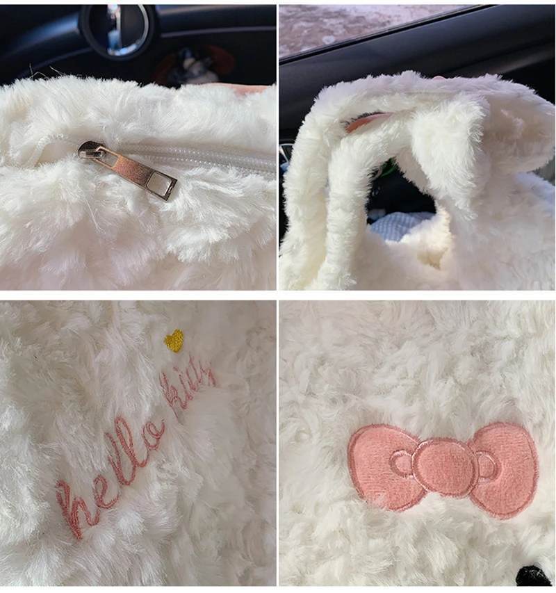 Soft fluffy Kawaii Hello Kitty Bag - 2