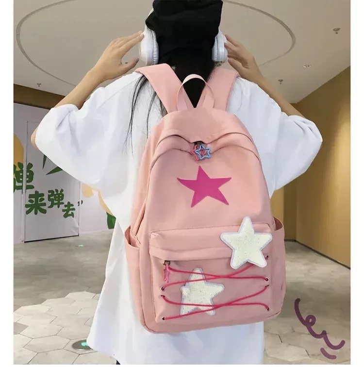 Egirl Backpacks with Stars and straps - 5