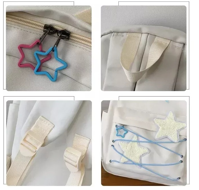 Egirl Backpacks with Stars and straps - 8