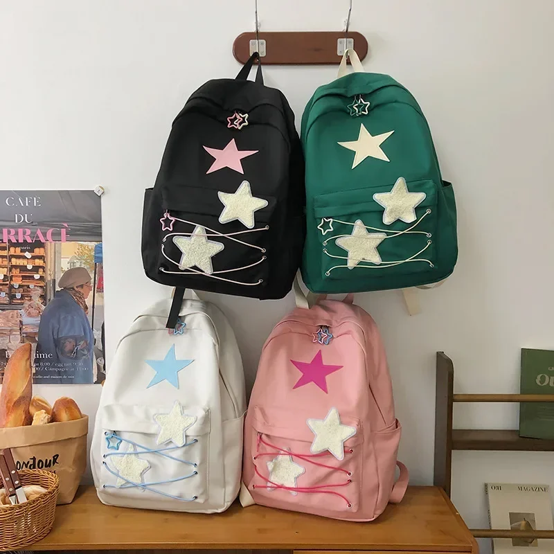 Egirl Backpacks with Stars and straps - 1