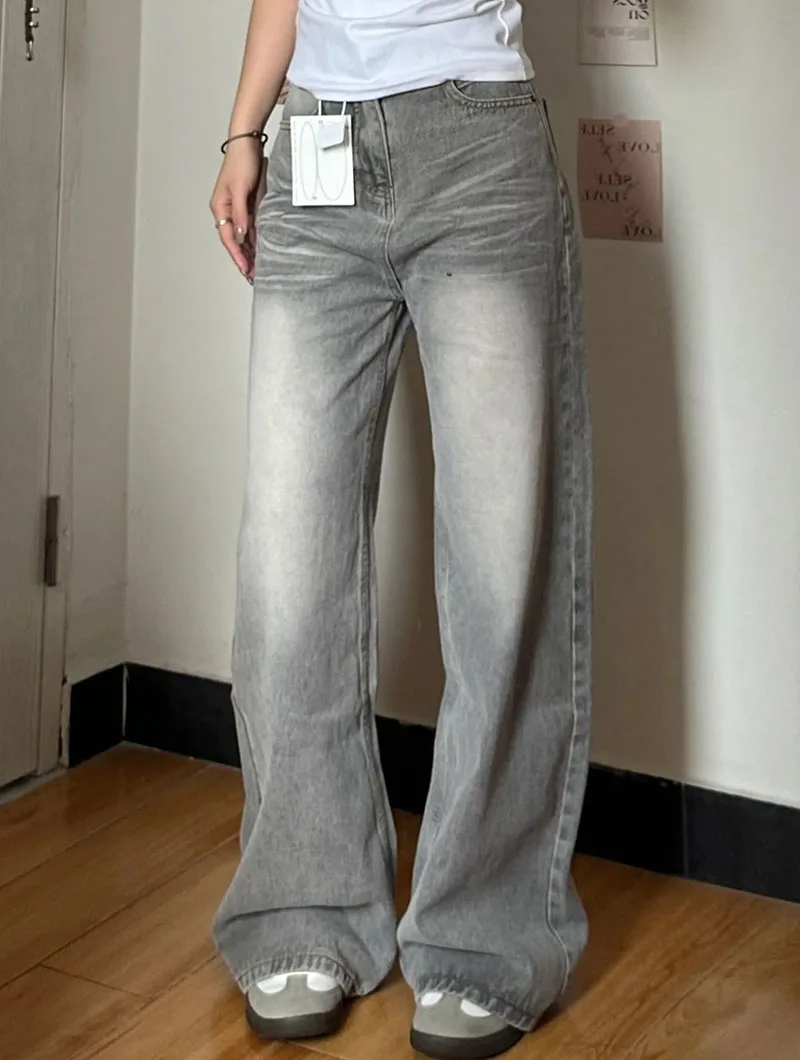 Acubi Y2K Jeans with high waist - 3