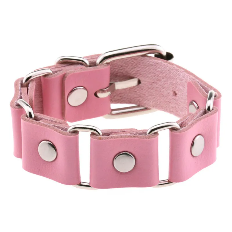 Punk Gothic Pink Wristband - 2