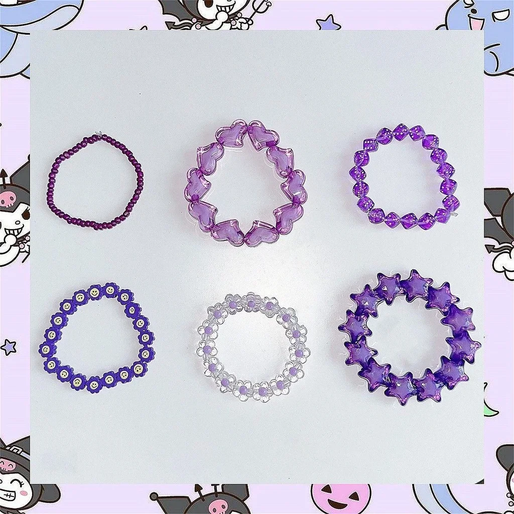 Purple 6pcs