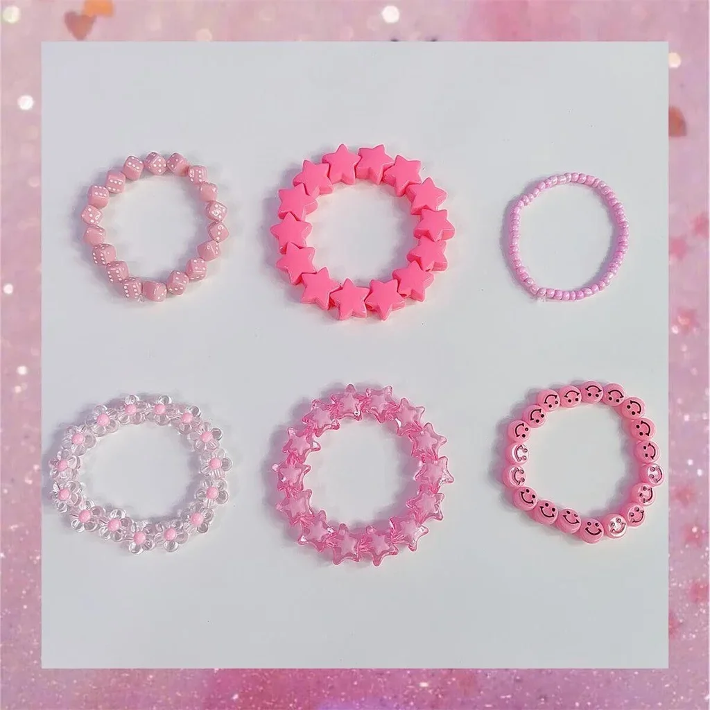 Pink 6pcs