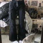 Acubi Black Flare Jeans photo review