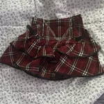 Punk E-girl Red Plaid Skirt photo review