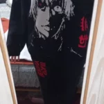 Gothic sweater with anime print photo review