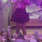 Punk E-girl Red Plaid Skirt photo review