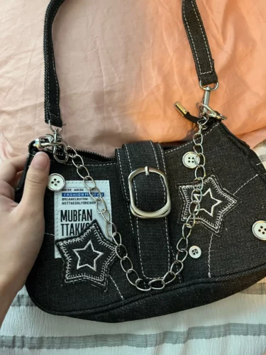 Y2k Shoulder bag with Stars photo review