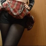 Punk E-girl Red Plaid Skirt photo review