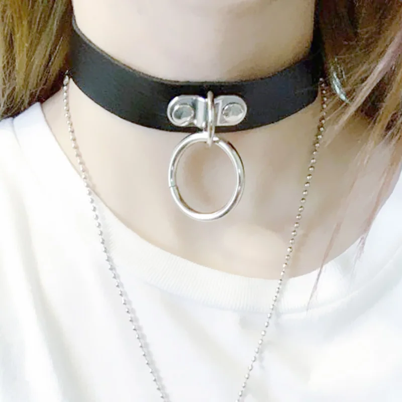 Egirl Choker with Round Loop - 2