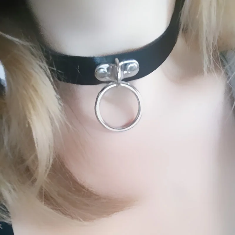 Egirl Choker with Round Loop - 1