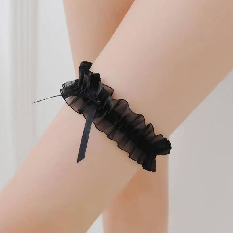 Gothic Punk Leather Garter - 11