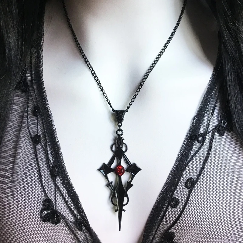 Cross Vampire Necklace - 1