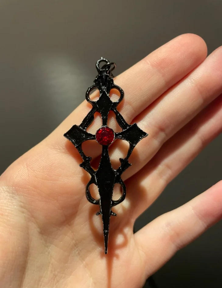 Cross Vampire Necklace - 4